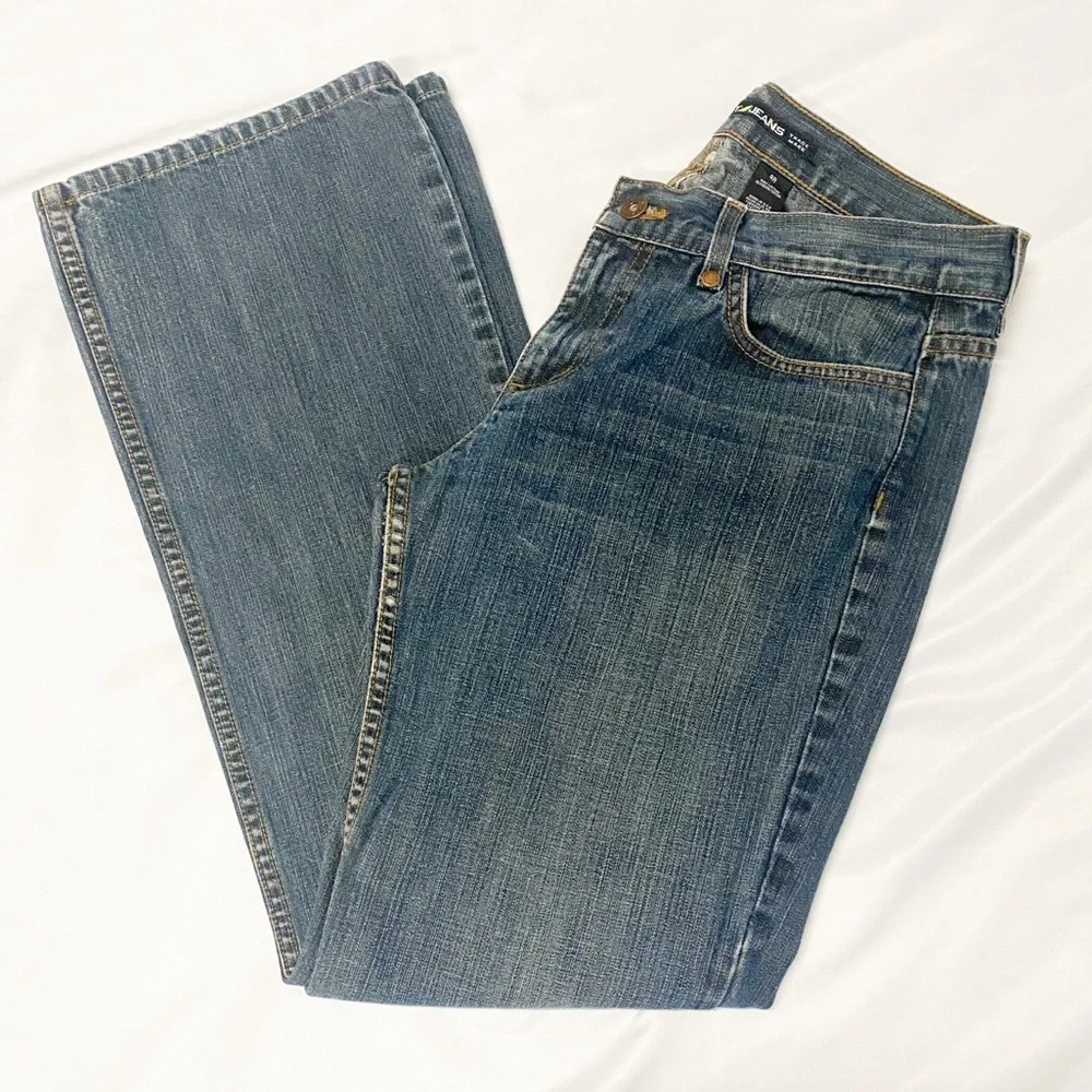 DKNY Vintage Medium Wash Straight Leg Jeans Made In USA - Picture 7 of 10